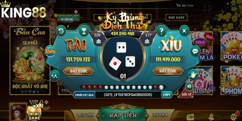 Meo giúp anh em chơi tài xỉu thắng lớn tại King88